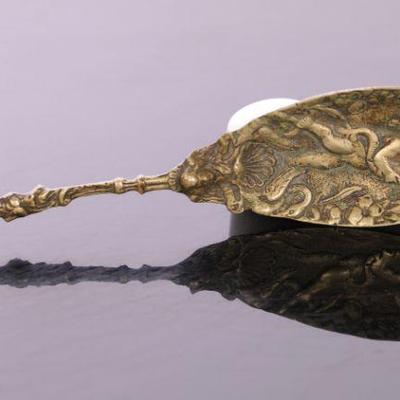 Victorian cherub spoon