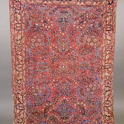 Silk hand-knotted carpet