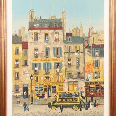 Michel Delacroix signed litho