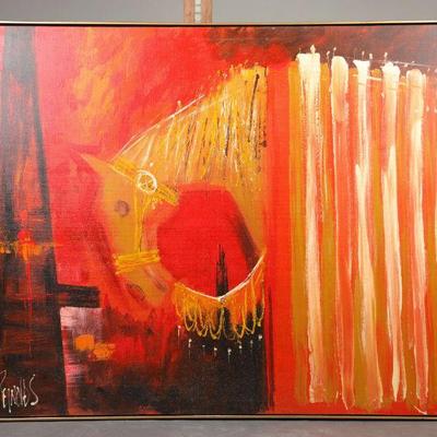Lee Reynolds (Van Guard Studios) large painting