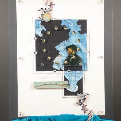 Radford Post Modern lucite/ mixed media