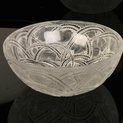 Lalique crystal bowl