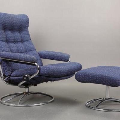 MCM Ekornes Stressless swivel lounge chair & ottoman 1 or 2 