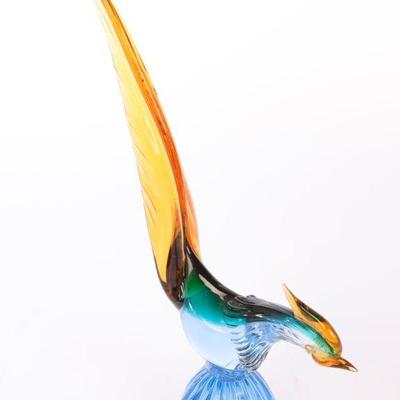 Murano glass pheasant
