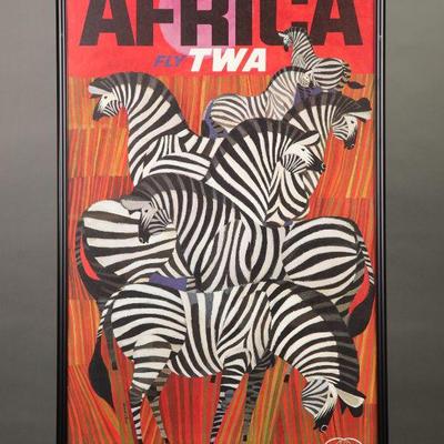 David Klein TWA Poster: Africa