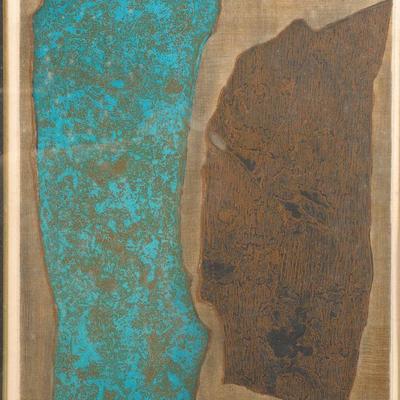 MCM color etching- signed 
