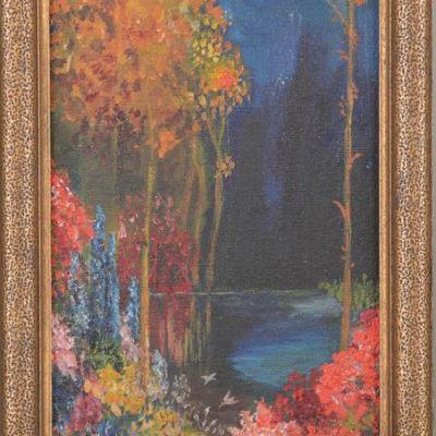 Leon Riegel Art Nouveau painting