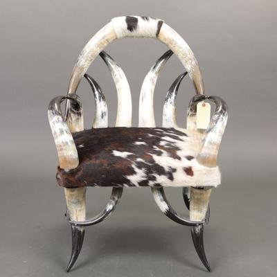 Texas Longhorn Steer & horn chair