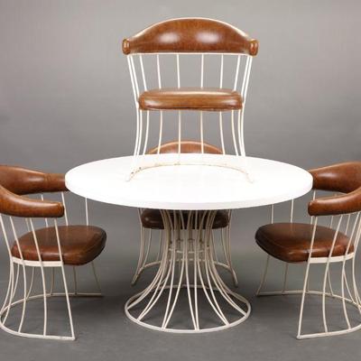 Max Stout for Blacksmith table & 4 chairs