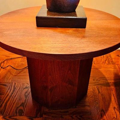 Danish Modern Motif Inc. Round Side Table.