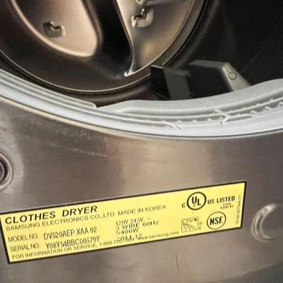 Samsung clothes dryer