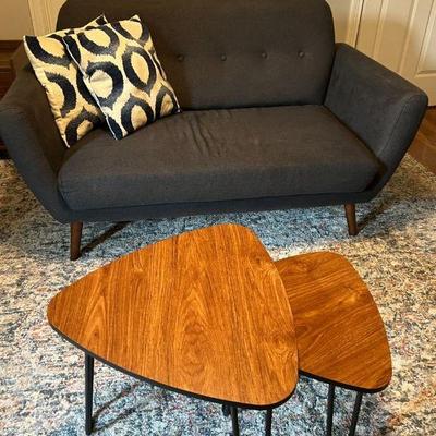 MCM furniture (sofa and stacking tables)