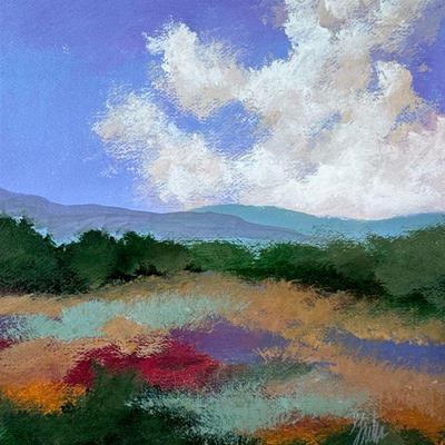 James L. Grabowski (b. 1944) | Oil on paper, signed lower right, with Images Art Gallery label on verso; sight 11.25 x 11.25 in. - w. 26...