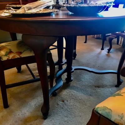 6 chairs $159
round dining table $169
49"