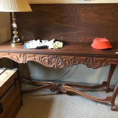 console table $295
60 X 20 X 30"