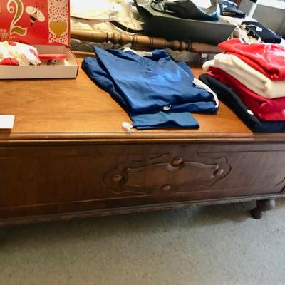 cedar chest $ 125
48 X 19 X 25"