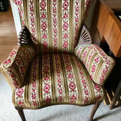 antique chair with fan insert $140
2 available
