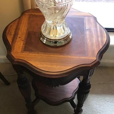 Antique Eastlake side table $80
22 X 26"