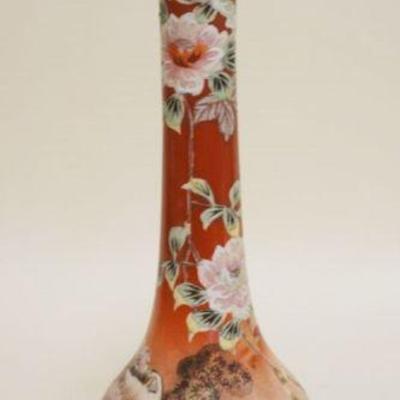 1102	TALL ASIAN LONG NECK VASE, APPROXIMATELY 12 IN HIGH
