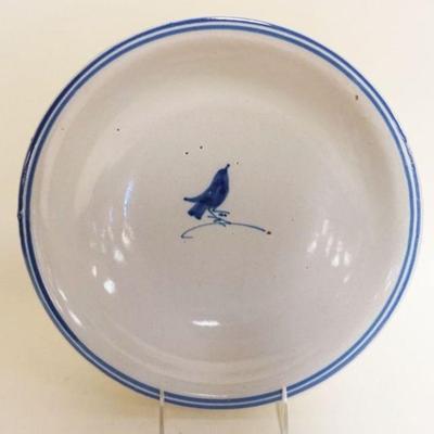 1081	BLUE & WHITE ASIAN BOWL W/BIRD DESIGN IN CENTER, APPROXIMATELY 12 IN X 2 1/2 IN HIGH
