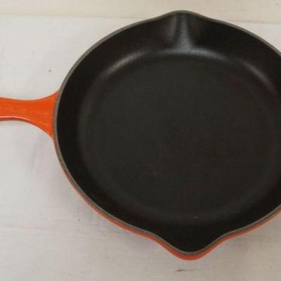 1205	LE CREUSET SKILLET, APPROXIMATELY 10 IN X 4 IN H
