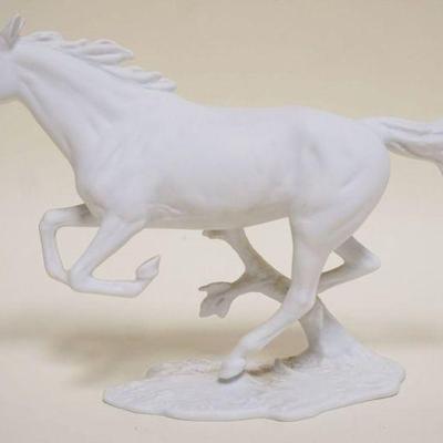 1045	KAISER GALLOPING HORSE WEST GERMAN W/BOCHMAN SIGNATURE, APPROXIMATELY 9 IN X 6 IN HIGH
