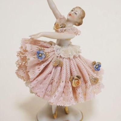 1050A	DRESDEN LACE FIGURE OF WOMAN DANCING, APPROXIMATELY 5 IN HIGH
