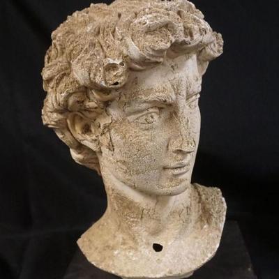 1008	PLASTER & COMPOSITION BUST OF A ROMAN, APPROXIMATELY 15 1/4 IN HIGH

