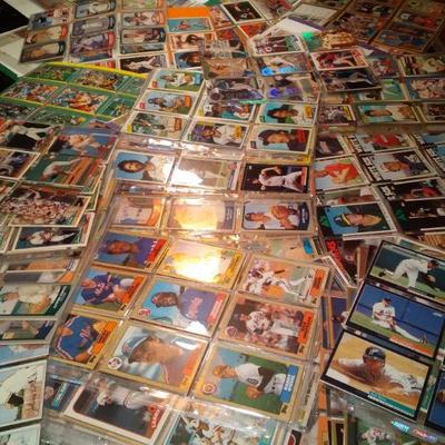 Huge vintage sports card collection
