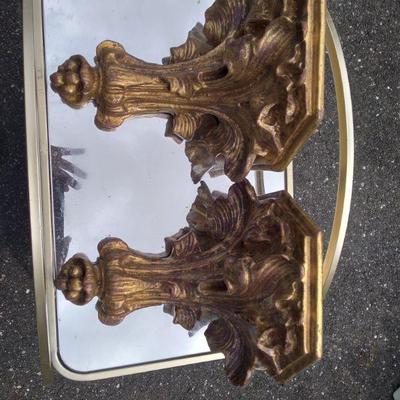 Vintage florentine shelfs