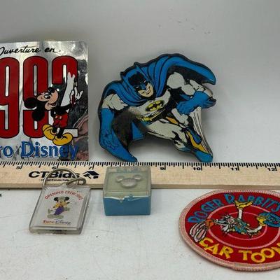 Various Disney Patches Pins And Stickers
