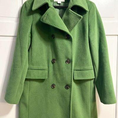 Luxurious Calvin Klein Angora Wool Coat Size 8

