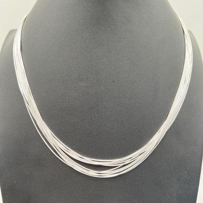 (10) Sterling Silver Strands Stamped 925
