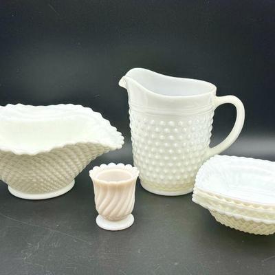 Milk Glass Lot Feat. Westmoreland
