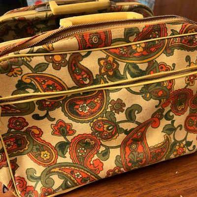 1970’s Paisley Suitcase
