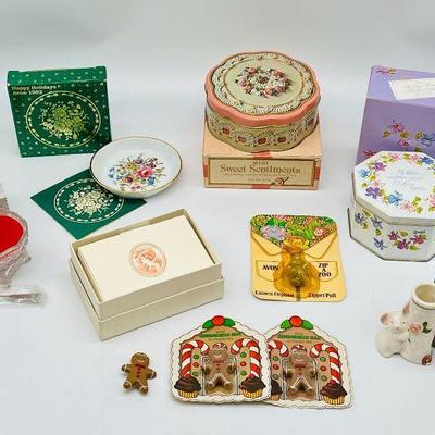 Vintage Avon Tins, Pins, Fostoria & More
