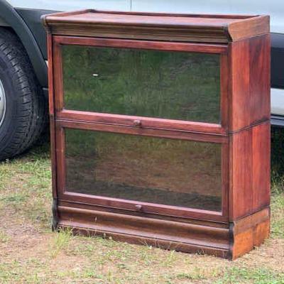 Vintage Lundstrom Sectional Barrister Bookcase
