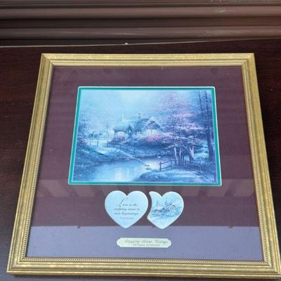 Stepping Stone Cottage Thomas Kinkade Framed Art
