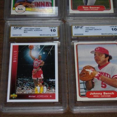 Sports card graded 10