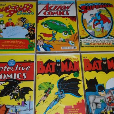 All the past Marvel & DC facsimiles comics