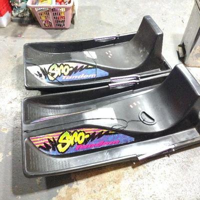 Sno-Tandem plastic sleds