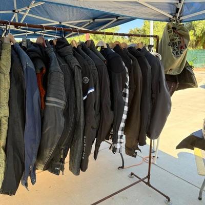 Several great quality, like new jackets mostly mens Large & XL.