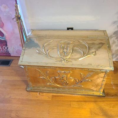 brass Wood Box
