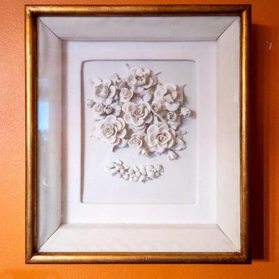 Antique parianware flowers