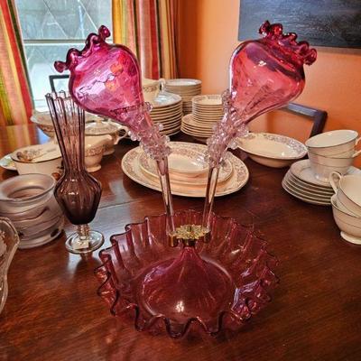 Antique epergne