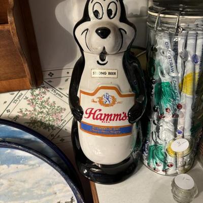 Found the gift tag for this also a few hamms , glasses, and trays
