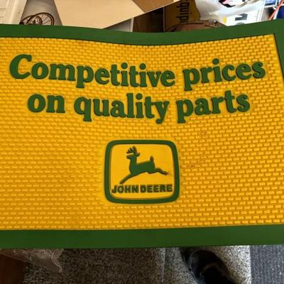 Tough John Deere counter mat