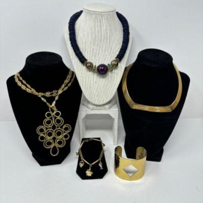 Gold-Tone & Statement Costume Jewelry Collection: Necklaces & Bracelets	