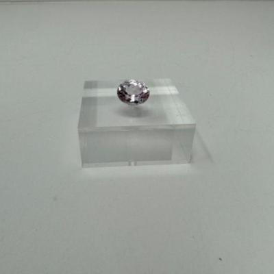 5.75 Cts. John L. Ramsey Kunzite Gemstone 12x10mm	