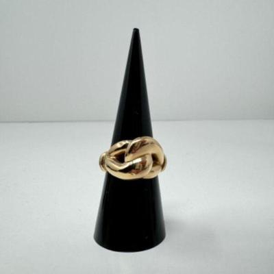 14k Knotted Gold Ring (2.77 grams)	